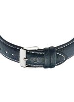 Prachtig leren herenpolshorloge 