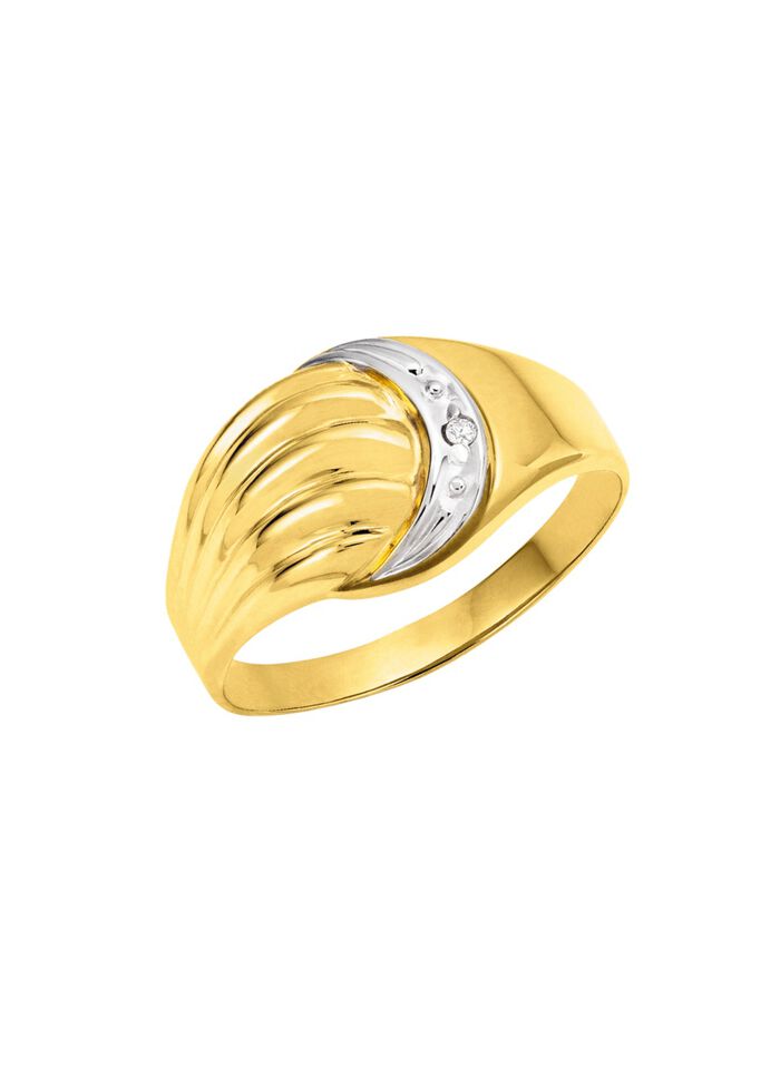 Damesring met briljant 