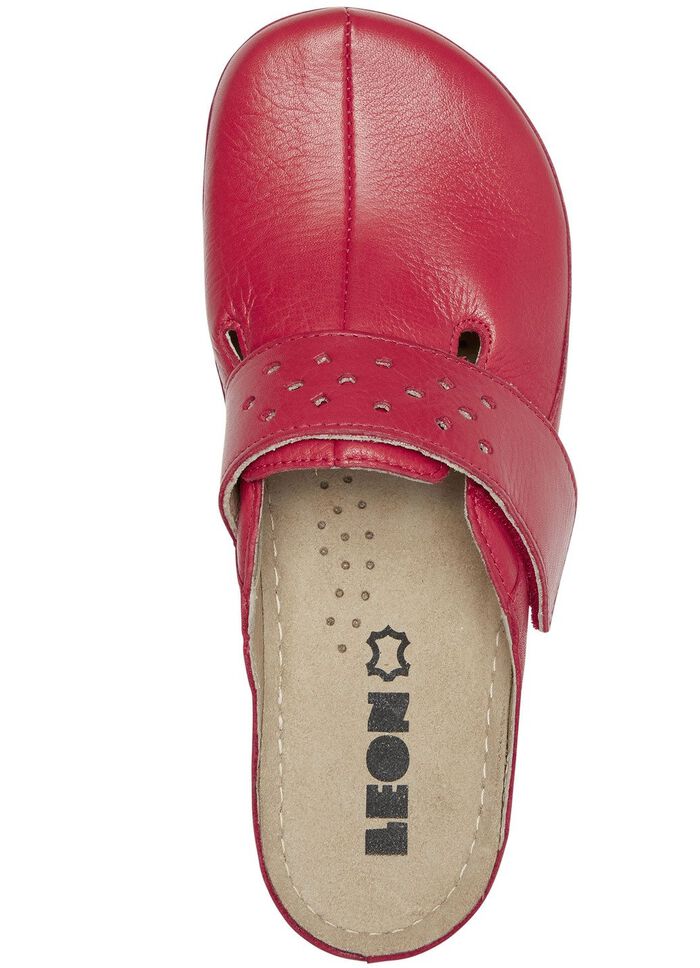 ELENA EDEN klomp met klittenbandsluiting ROOD