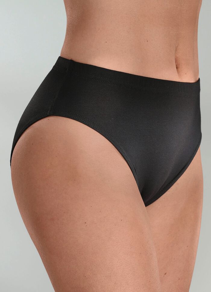 Set van vier slips met elastische band 