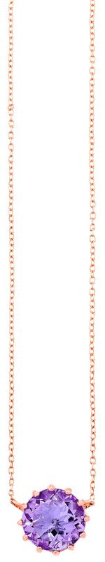 Fonkelende ketting met echte amethist 
