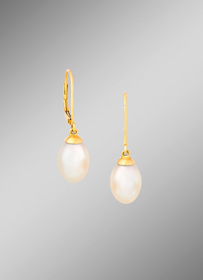 Tijdloze oorbellen met zoetwaterkweekparels 