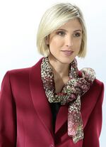 Sjaal met fantasiedessin 