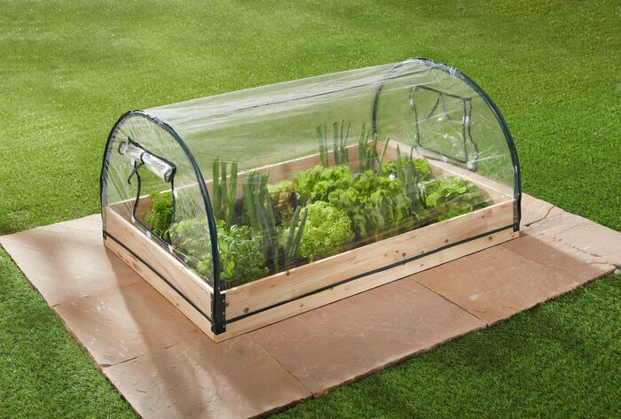 Koudframe met 2 oprolbare ramen 