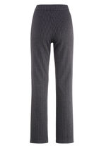 Broek met krijtstreep in een modieuze wijdte ANTRACIET-LICHTGRIJS