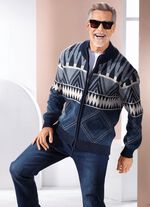 Jas met jacquardmotief 