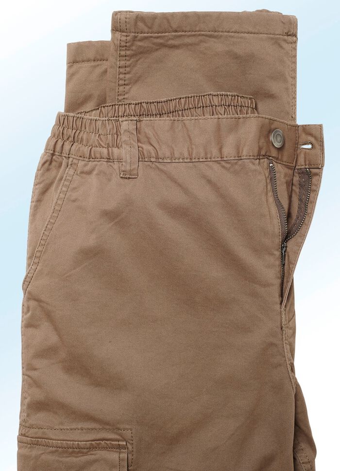 Thermobroek met cargozakken in 4 kleuren 