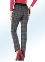 Broek met hip ruitdessin 