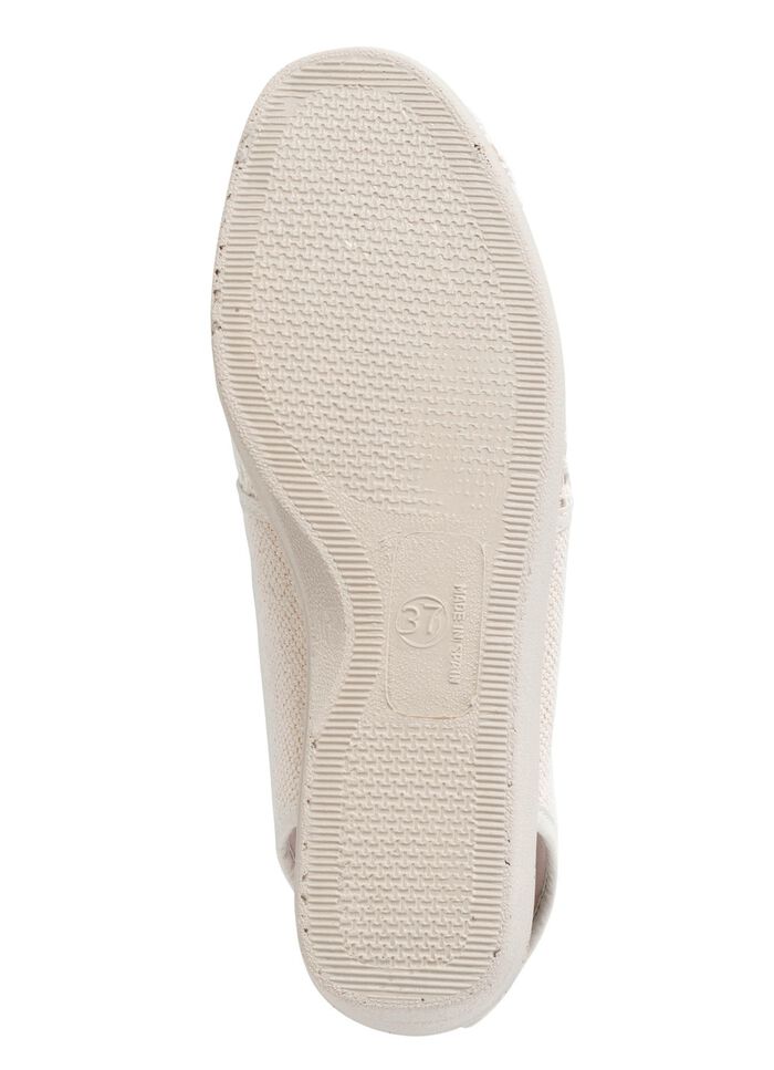 ELENA EDEN sandaal gemaakt van luchtig mesh-materiaal en textiel met een metallic glans 