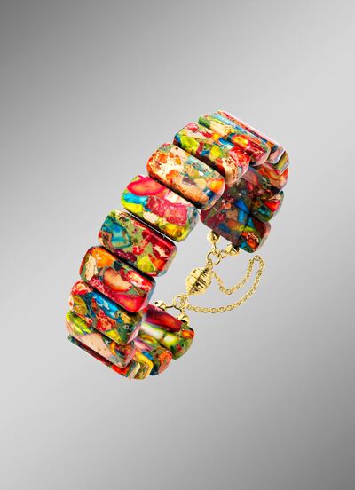 Chique armband met jaspis 