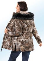 Jas met een buitengewoon dessin 