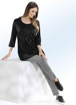 Broek met trendy pied-de-poule dessin 