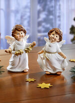 Engel met gouden riemband, set van 2 