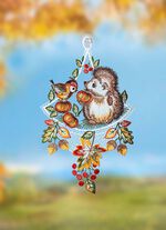 Raamdecoratie van echt Plauen-kant 