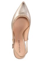 Peter Kaiser slingpumps met sprankelende strass-versiering GOUD