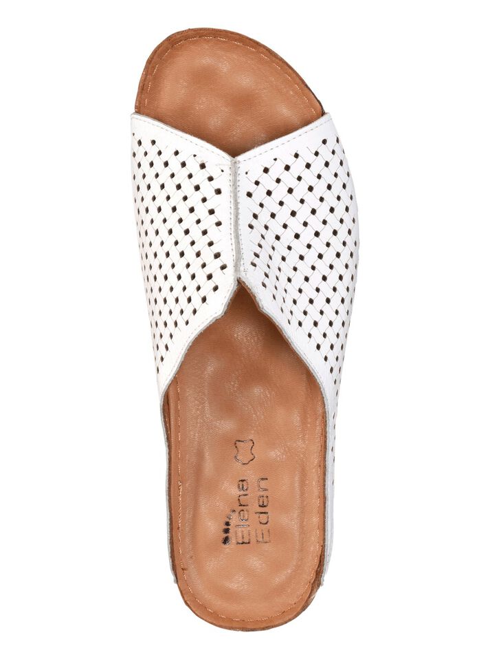 ELENA EDEN, zomerse damesmuiltjes van leer 