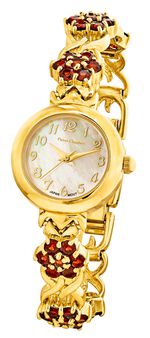 Opvallend kwarts dameshorloge van Pierre Chaubert 