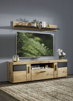 TV-longboard met antracietkleurige elementen 