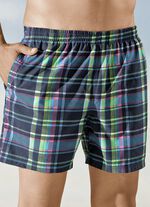 Zwemshort met ruiten, microvezel 