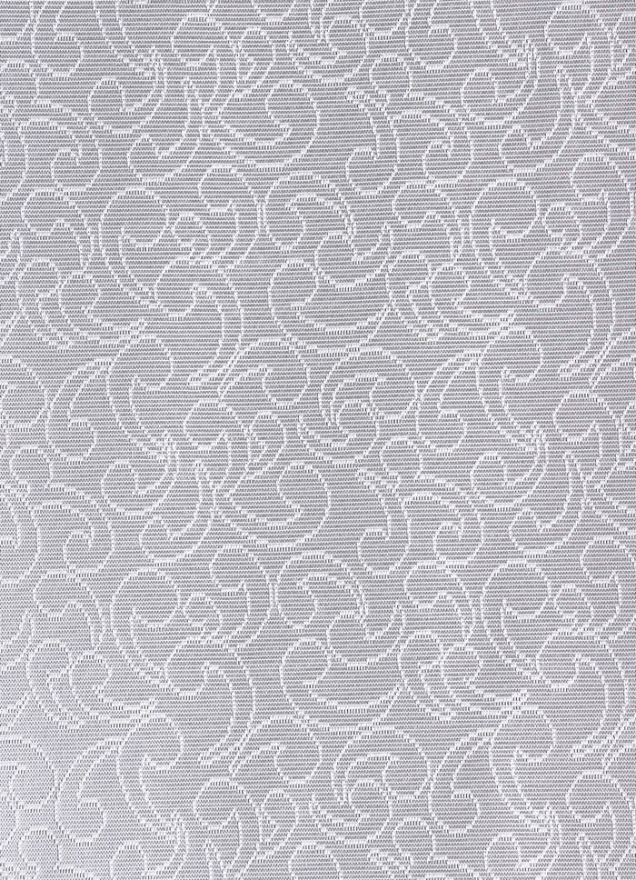 Bloemenvenstervitrage met universele railband 