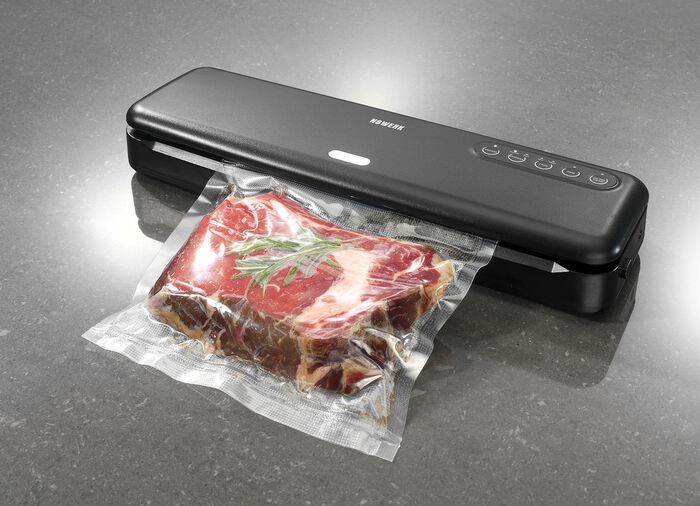 Vacu&uuml;mapparaat voor droog en vochtig voedsel 