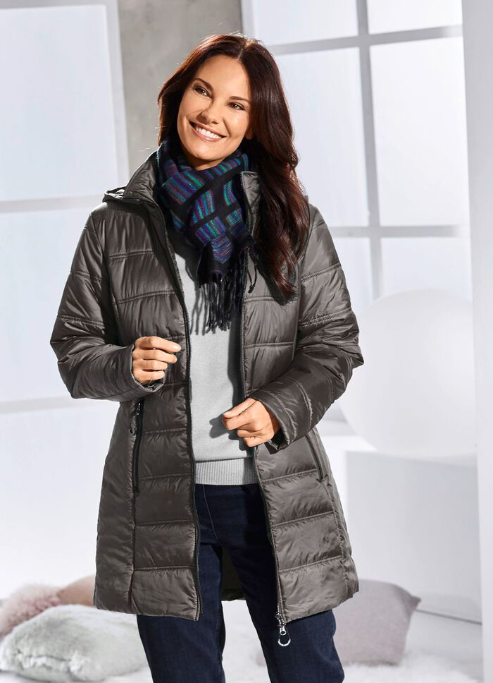 Jas met 2-weg ritssluiting GRAFIET