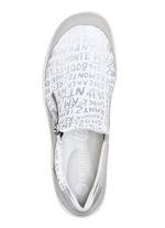 Remonte pantoffels met uitneembare binnenzool WIT-LICHTGRIJS