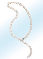Prachtige Y ketting met zoetwaterkweekparels 