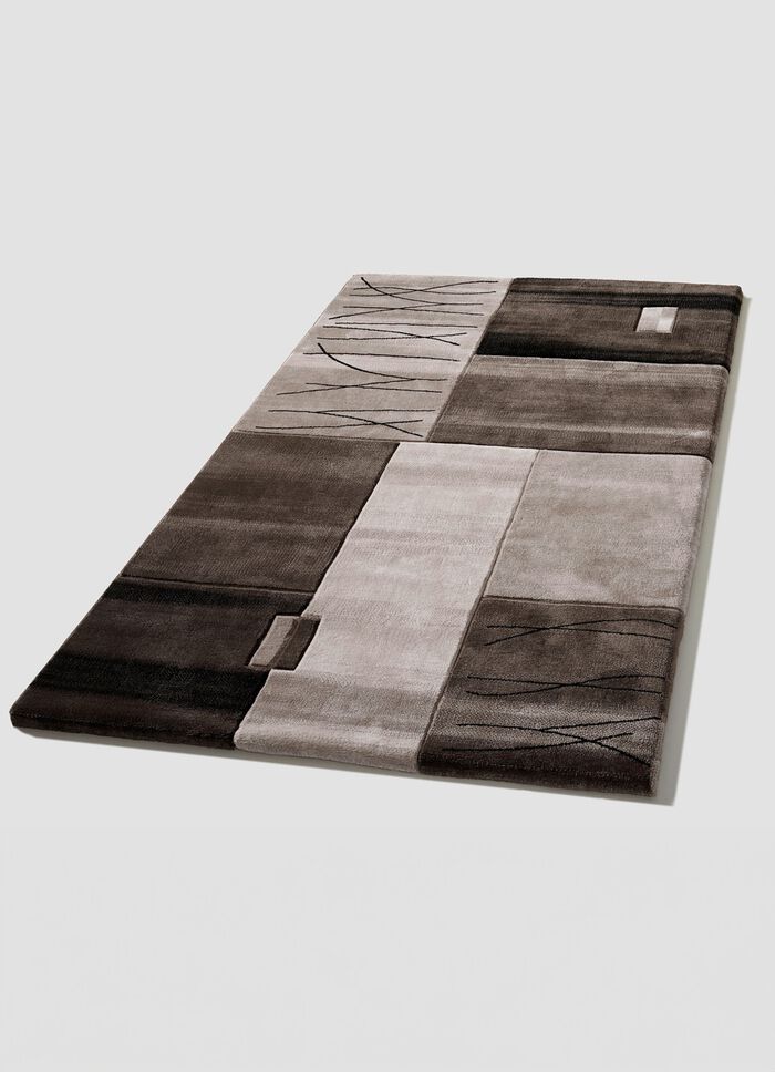 Bruggen, galerijen en tapijten met handgeleide contoursnijden BRUIN