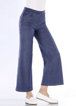 Culottes in 5-pocketsmodel JEANSBLAUW