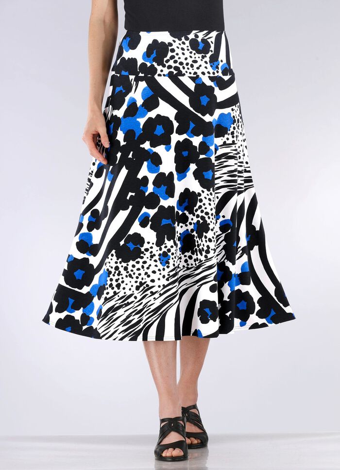 Rok met een flatterende, brede pas 