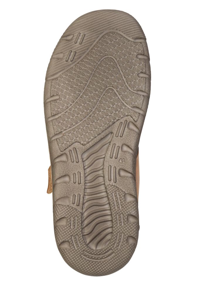 GINO GALANTE, klassieke herensandalen, gemaakt van leer COGNAC