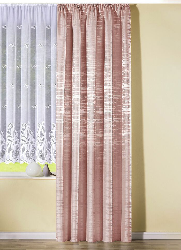 Overgordijn van decoratieve stof ROS&Eacute;