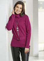 trui in zachte touch FUCHSIA