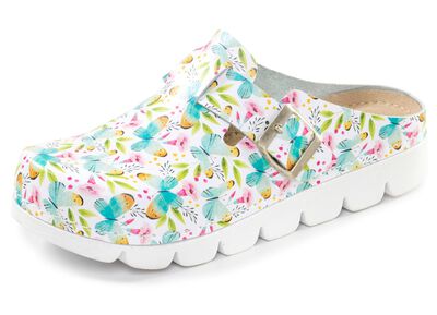 Klassieke damesklompen met anatomisch gevoerd voetbed 