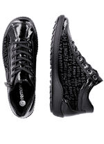 Remonte veterlaarsje gemaakt van crashlak ZWART