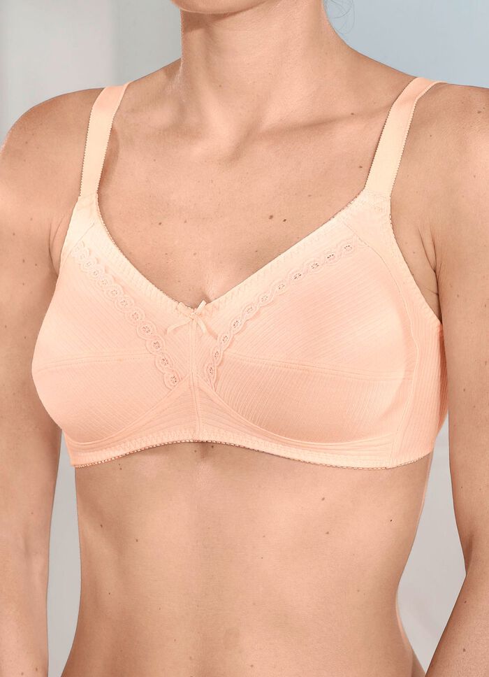 Naturana two-pack bh met decoratieve kanten band in de cups 