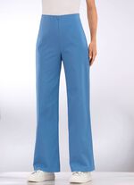 Soft stretchbroek in modieuze wijde pasvorm 