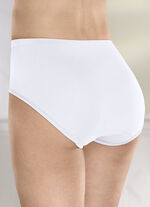 Conta set van drie slips met elastische tailleband WIT