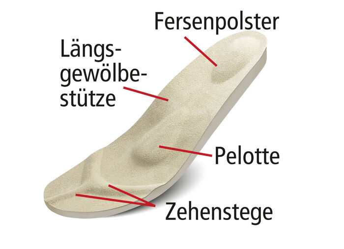 Comfortabele sandalen met klittenband gemaakt van suède leer 