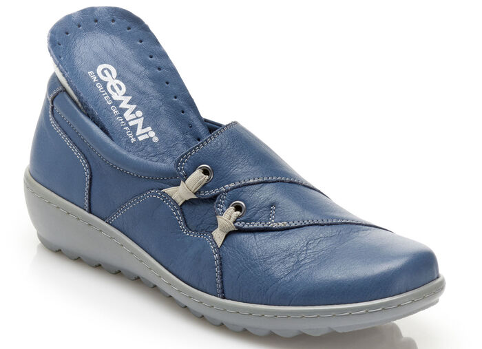 Gemini pantoffels met decoratieve elastische inzetstukken JEANS