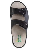 ELENA EDEN, comfortabele damesmuiltjes, breedte H, met uitneembaar voetbed SCHWARZ