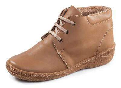 ELENA EDEN, gevoerde dameslaarzen, breedte G, met uitneembaar voetbed 