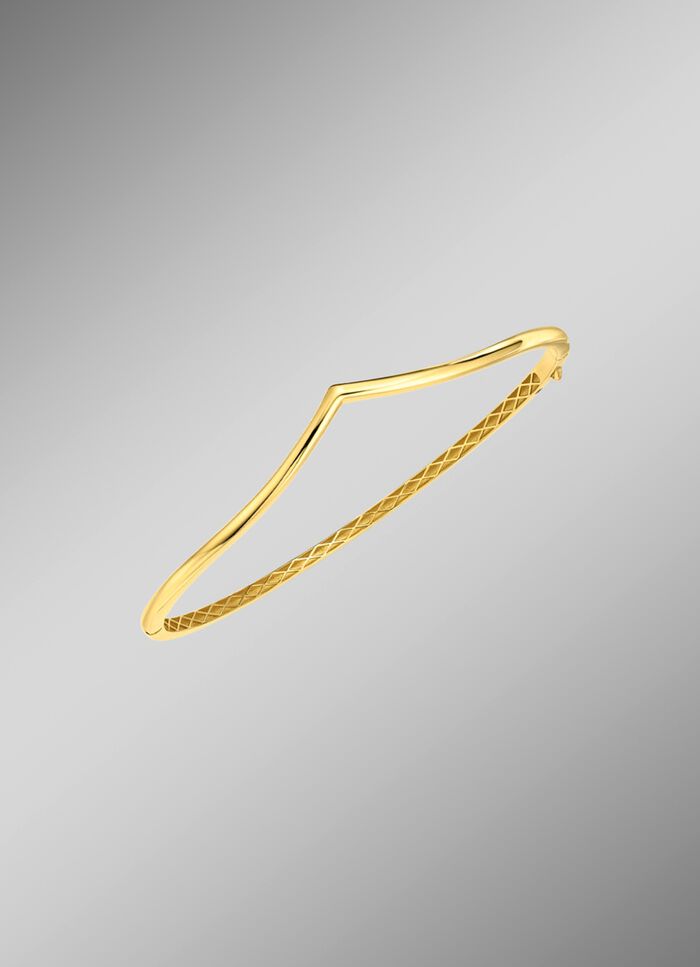 Glanzende gouden armband 