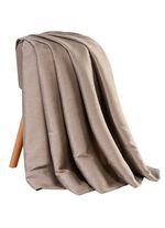 Unieke enkele sjaal met multifunctionele band TAUPE