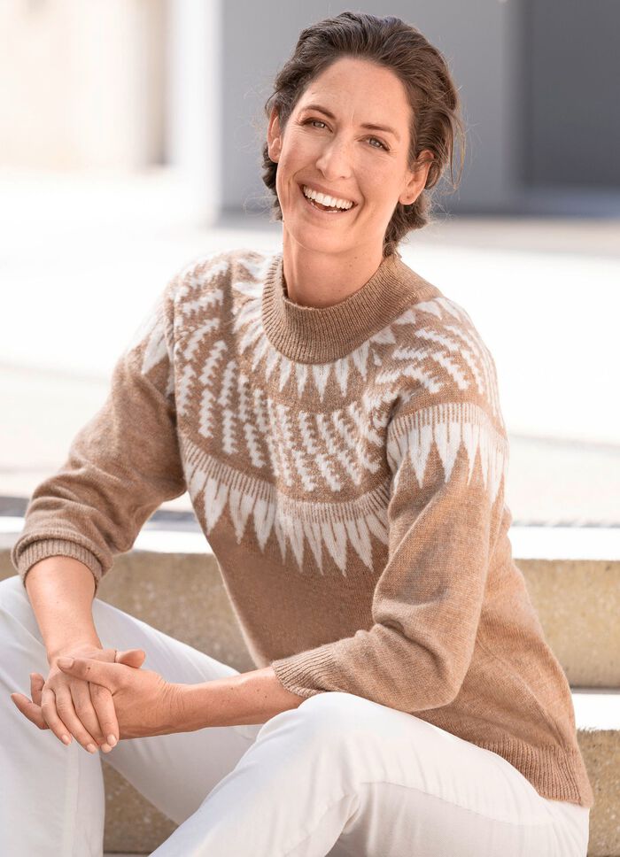 Trui met Noors patroon 