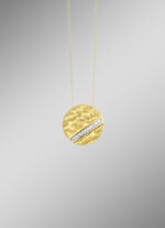 Kettinghanger met synth. zirkonia 