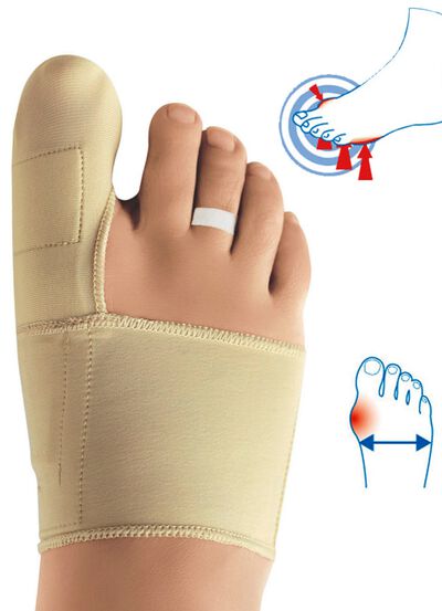 epitact correctieorthese Hallux valgus met dubbele bescherming 