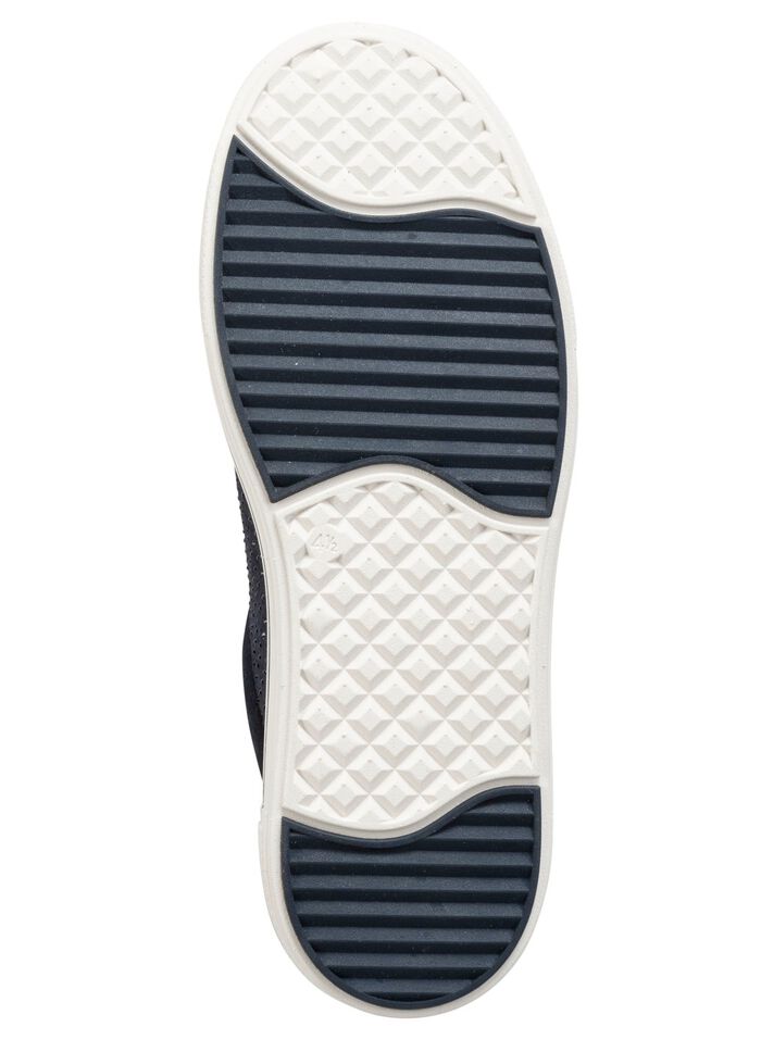 ELENA EDEN sneakers van fijn su&egrave;de MARINE