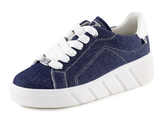 Sneakers met synthetische afwerking JEANS-WIT